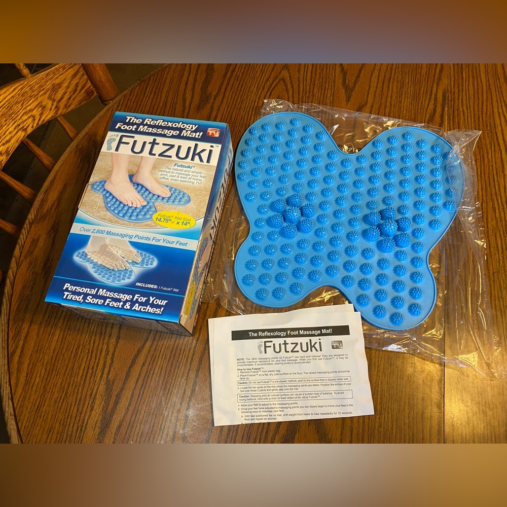 (2) Futzuki Reflexology Foot Massage Mat Brand New As Seen On TV